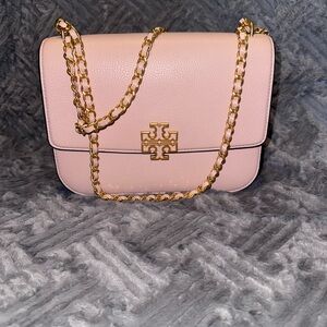 Tory Burch Blush Crossbody Bag with Gold Chain